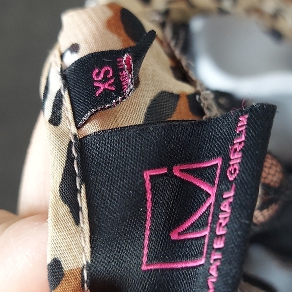 Material Girl Leopard and Lace Top - Picture 6 of 6